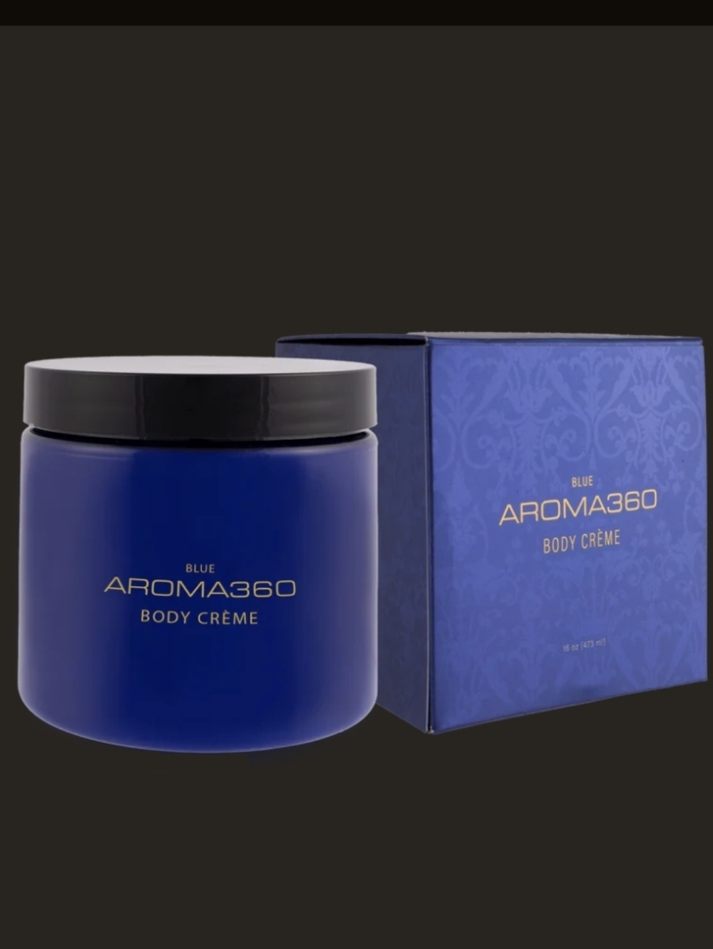 NIB Aroma360 Blue Body Crème – Hydrating Scented Cream